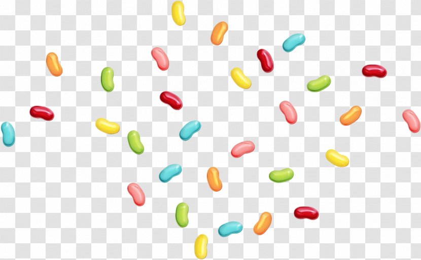 Jelly Bean Candy Confectionery Line Heart Transparent PNG