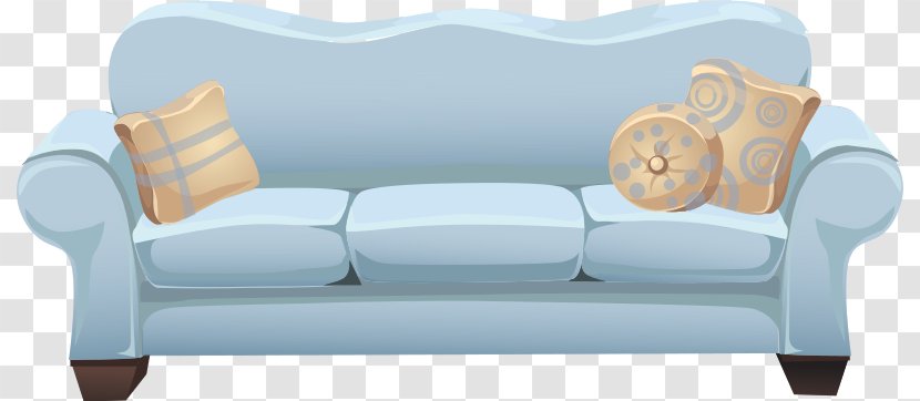 Table Couch Living Room Cushion Clip Art - People On Transparent PNG