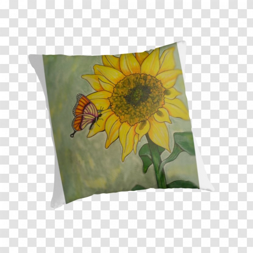 Cushion Pillow Insect Membrane - Sunflower Decorative Material Transparent PNG