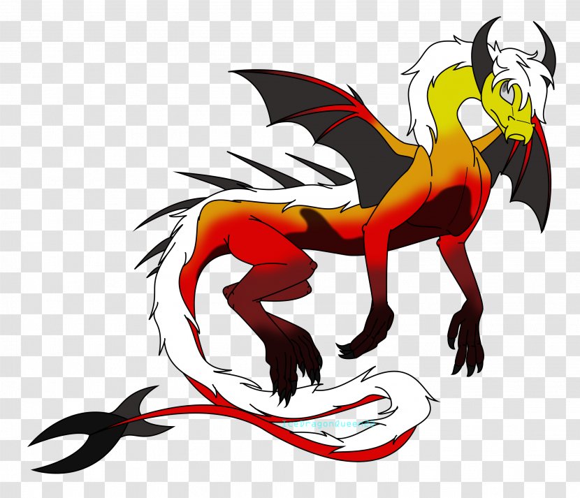 Vertebrate Demon Dragon Clip Art - Supernatural Creature Transparent PNG