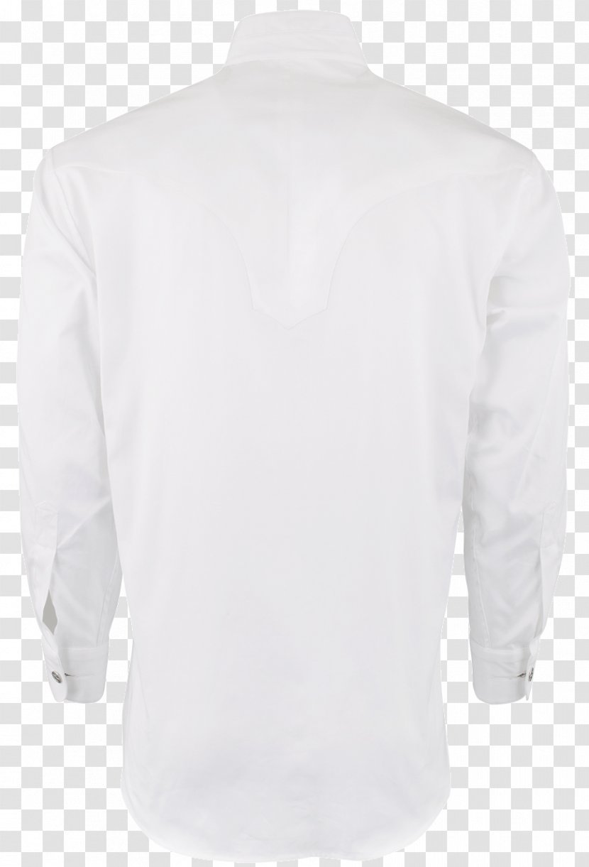 T-shirt Sleeve Collar Dress Shirt - White Transparent PNG