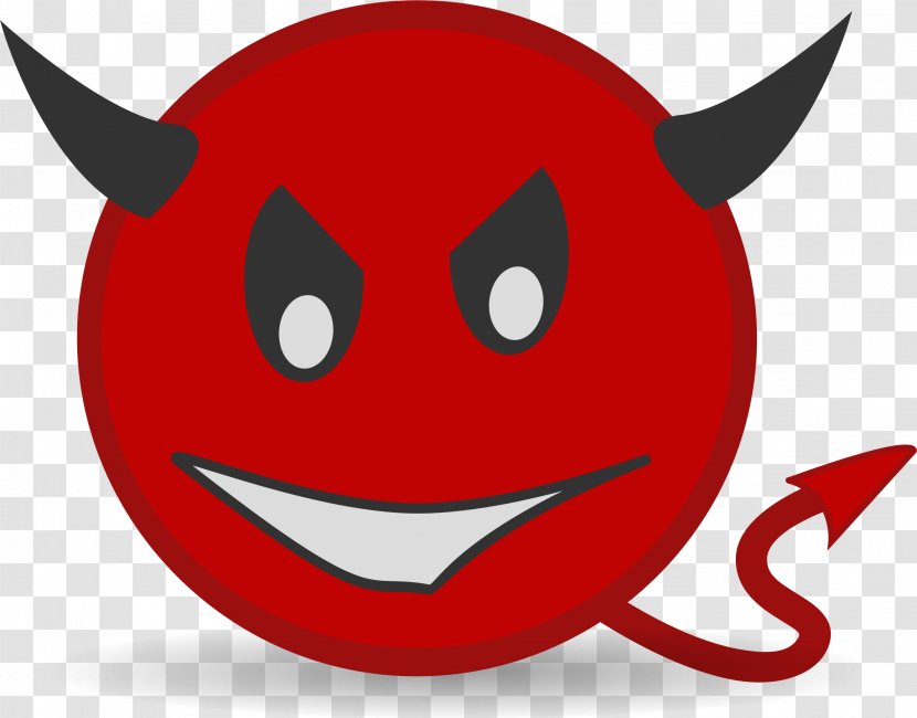 Devil Clip Art - Red - Face Transparent Background Transparent PNG