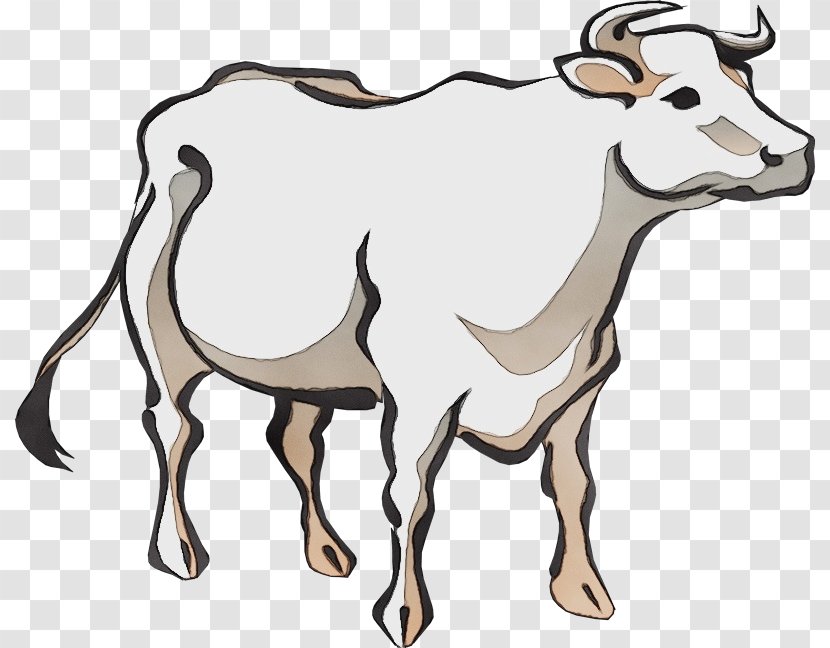 Drawing Of Family - Line Art - Fawn Livestock Transparent PNG