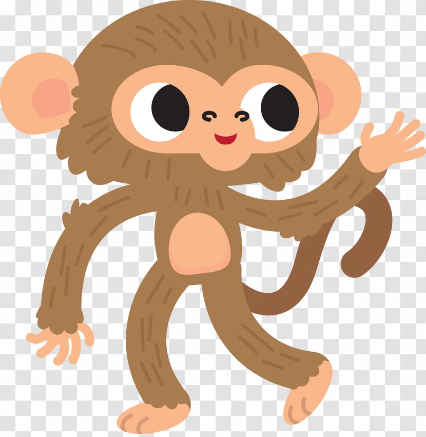 Monkey Primate Carnivora Clip Art - Fiction Transparent PNG