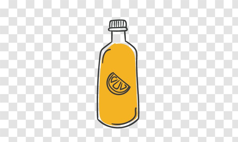 Beer Bottle Glass Yellow - Brand - Drink Transparent PNG