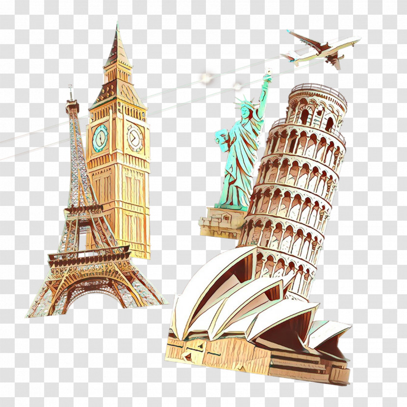 Architecture Tower Clock Tower Vehicle Transparent PNG