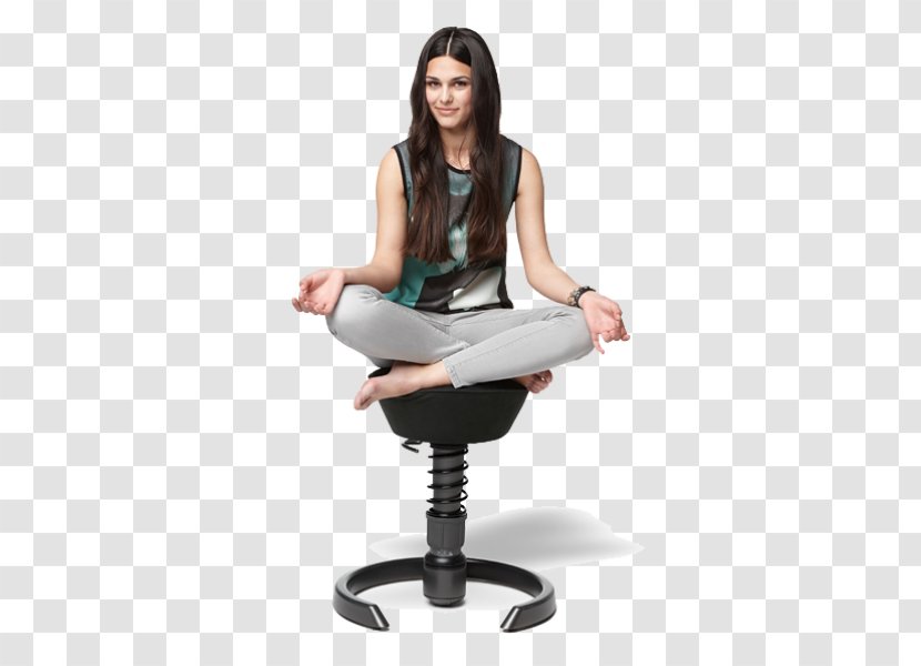 Office & Desk Chairs Swopper Sitting - Cartoon - Chair Transparent PNG