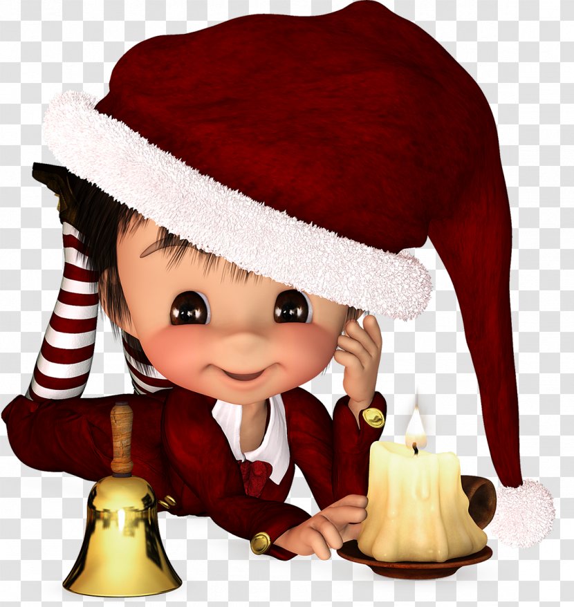 Christmas Dolls New Year Santa Claus Nativity Of Jesus - Hat - Elf Transparent PNG