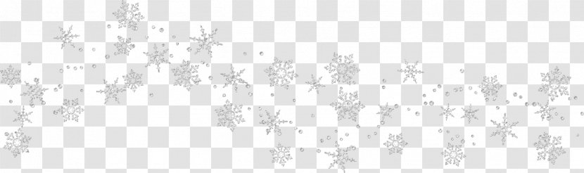 Light Black And White Structure Pattern - Snowflakes Clipart Transparent PNG