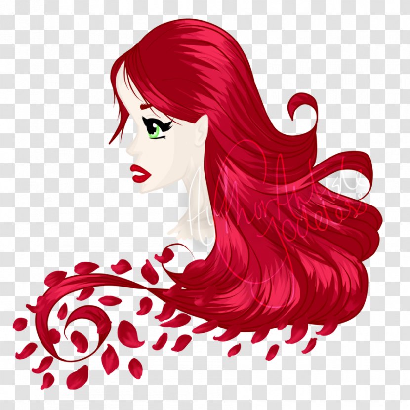 DeviantArt Character Red Hair - Artist - Goddess Beauty Transparent PNG
