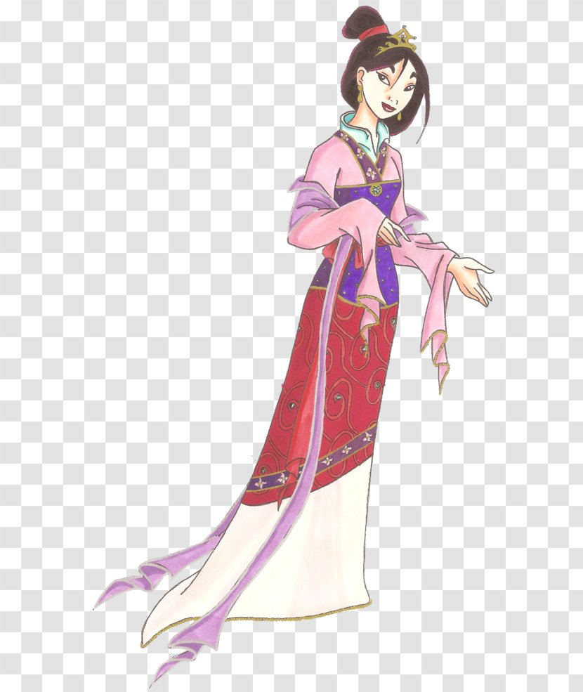 Fa Mulan Zhou Merida Giselle Li - Watercolor Transparent PNG