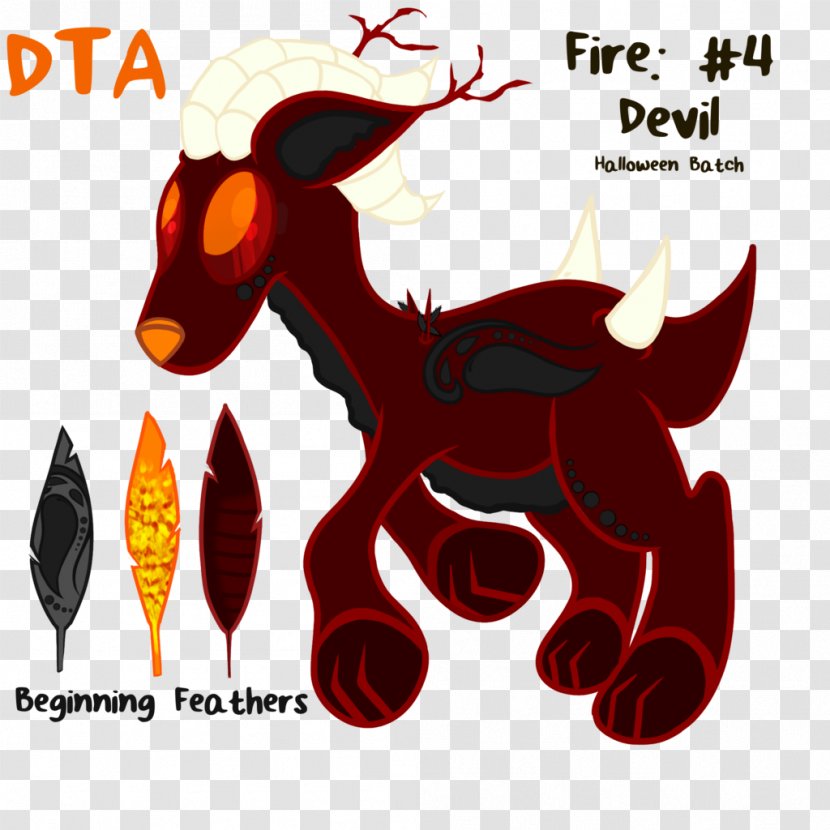 Pony Horse Legendary Creature Clip Art - Fictional Character - Devil Fire Transparent PNG