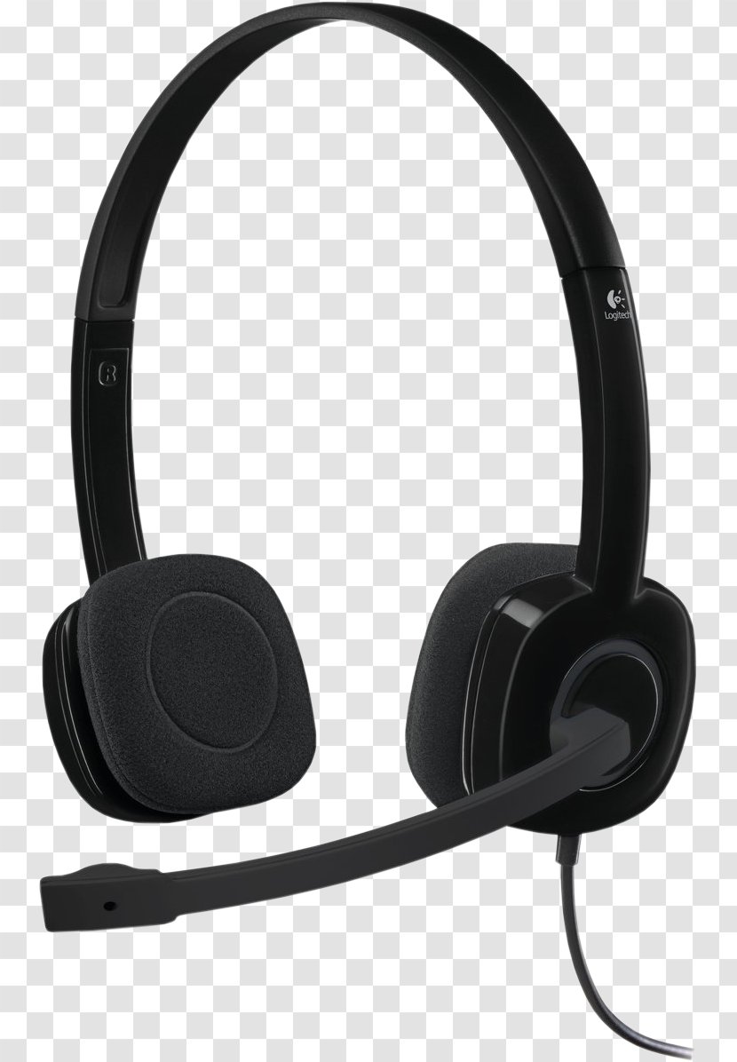 Microphone Logitech H151 Headphones Headset - Technology - USB And Speakers Transparent PNG