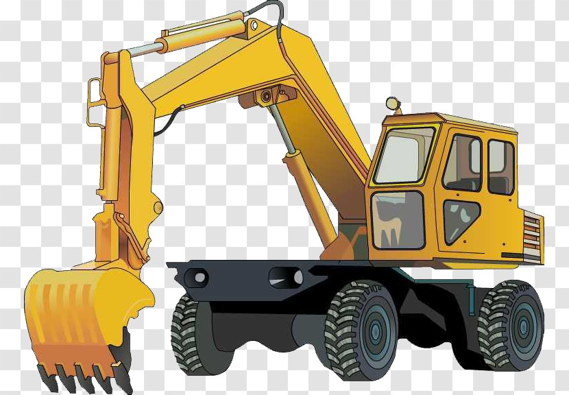 Compact Excavator Komatsu Limited Heavy Equipment Architectural Engineering - Price - Cartoon Model Material Transparent PNG