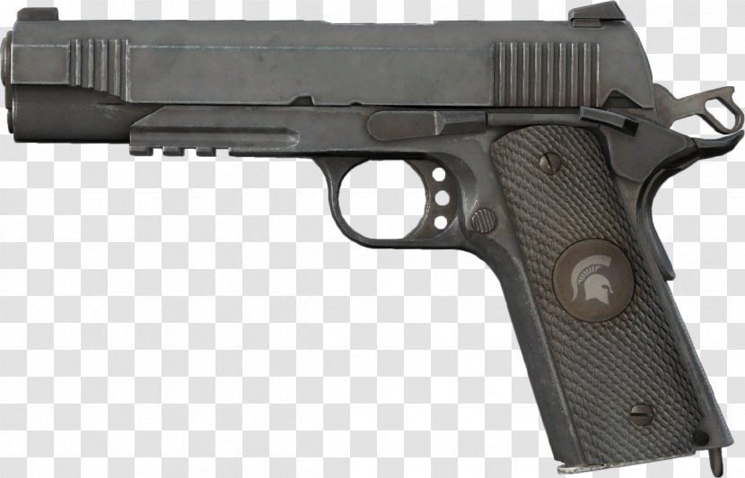 M1911 Pistol Colt's Manufacturing Company .45 ACP Firearm - Weapon Transparent PNG