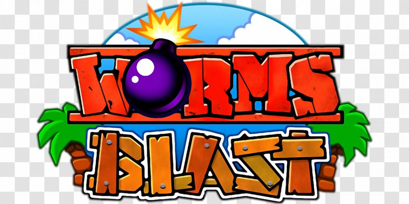 Worms Blast Video Game Graphic Design Clip Art - Logo - Fictional Character Transparent PNG