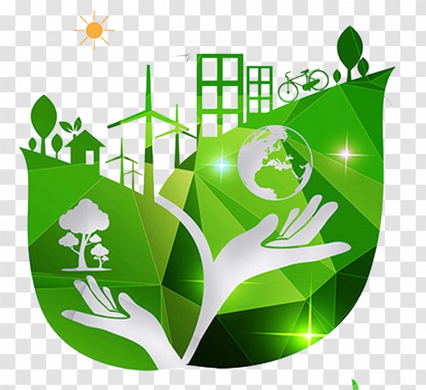 Natural Environment Environmental Protection Euclidean Vector Green - Energy - Healthy Homes Transparent PNG
