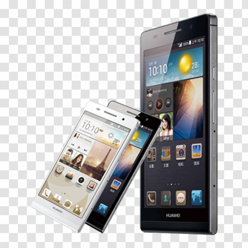 Huawei Ascend P6 P7 Samsung Galaxy Smartphone Dual SIM - Communication Device - Touch Screen Mobile Phone Transparent PNG