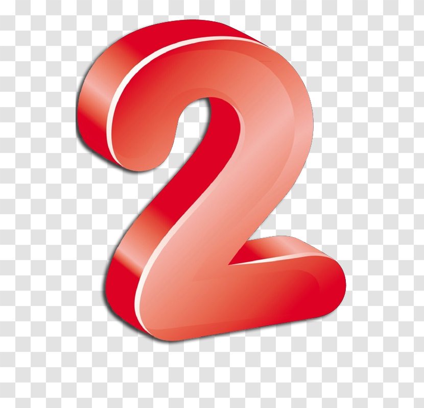 Red Font Symbol Number Clip Art - Cartoon - Gloss Logo Transparent PNG