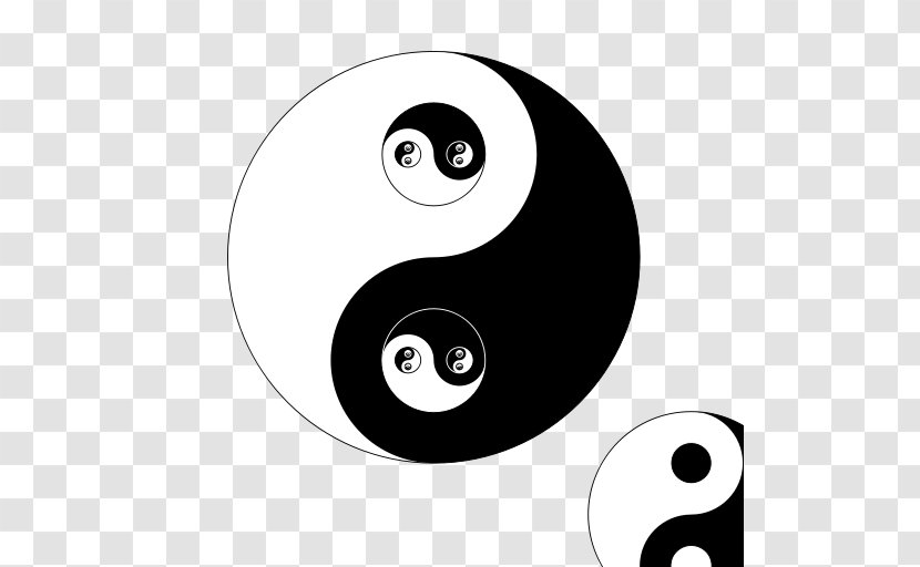 Yin And Yang RGB Color Model Black White - Symbol - Monochrome Photography Transparent PNG