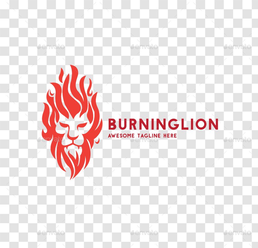 Logo Lion Graphic Design Fire Transparent PNG