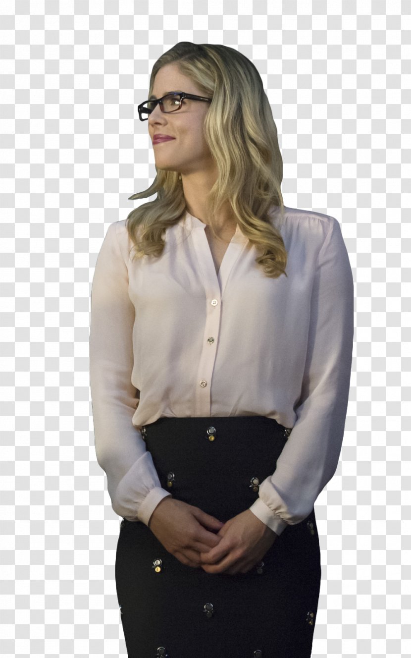 Felicity Smoak Arrow Firestorm Emily Bett Rickards - Blouse Transparent PNG