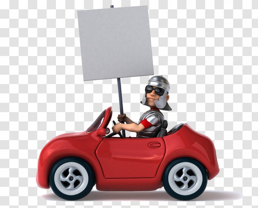 Clown Car Stock Photography Royalty-free - Cartoon - Driving People Transparent PNG