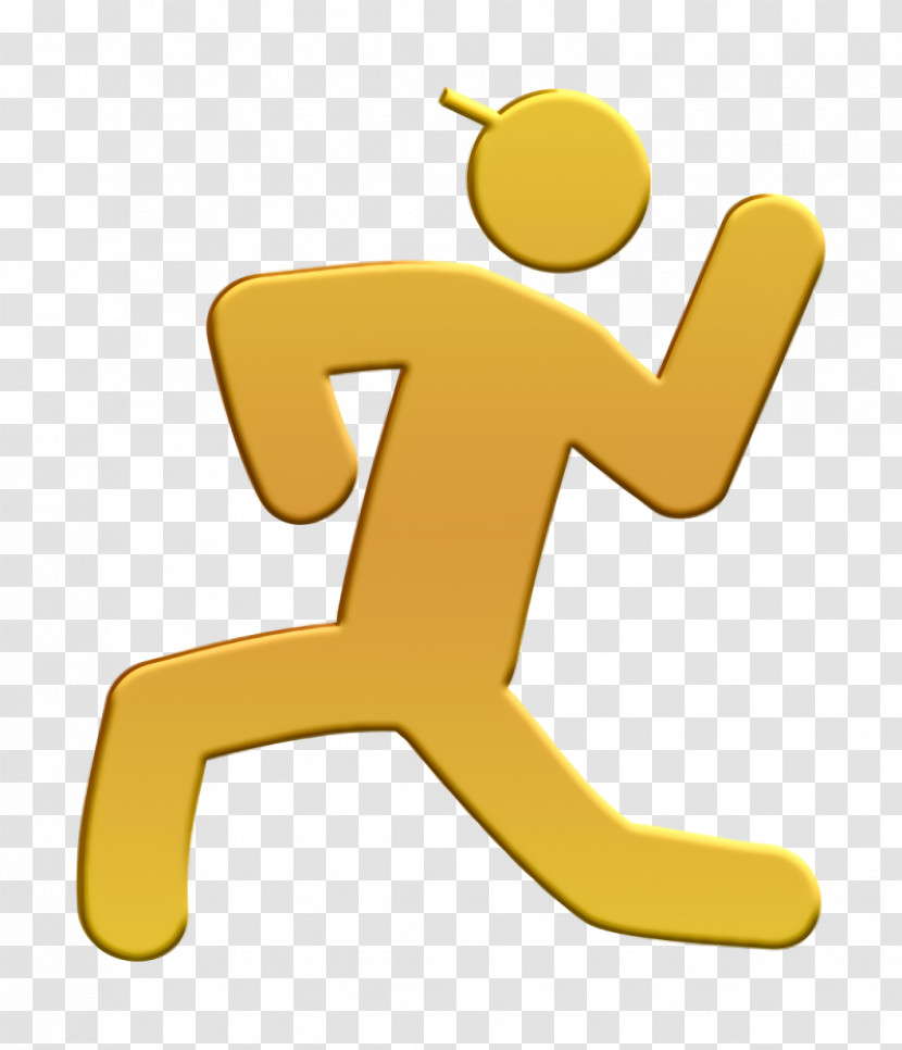 Man In Throwing Javeline Icon Throw Icon Sports Icon Transparent PNG