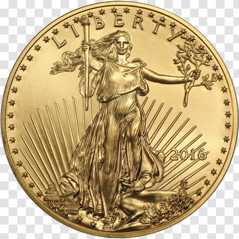 American Gold Eagle Bullion United States Mint Double - Dollar Transparent PNG