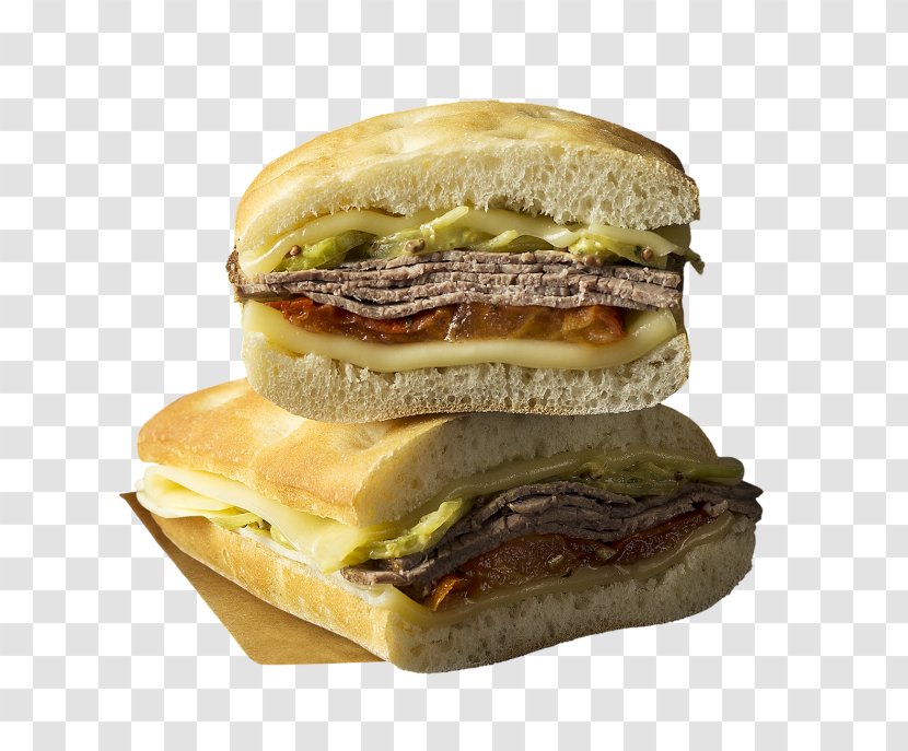 Cheeseburger Breakfast Sandwich Ham And Cheese Slider Starbucks - Chicken Transparent PNG