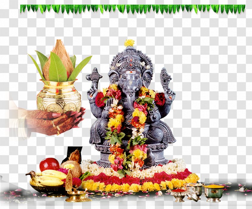 Ganesha Engagement Telugu Greeting Deity - Sri Ganesh Transparent PNG