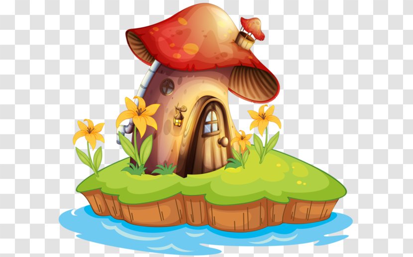 Mushroom House Transparent PNG