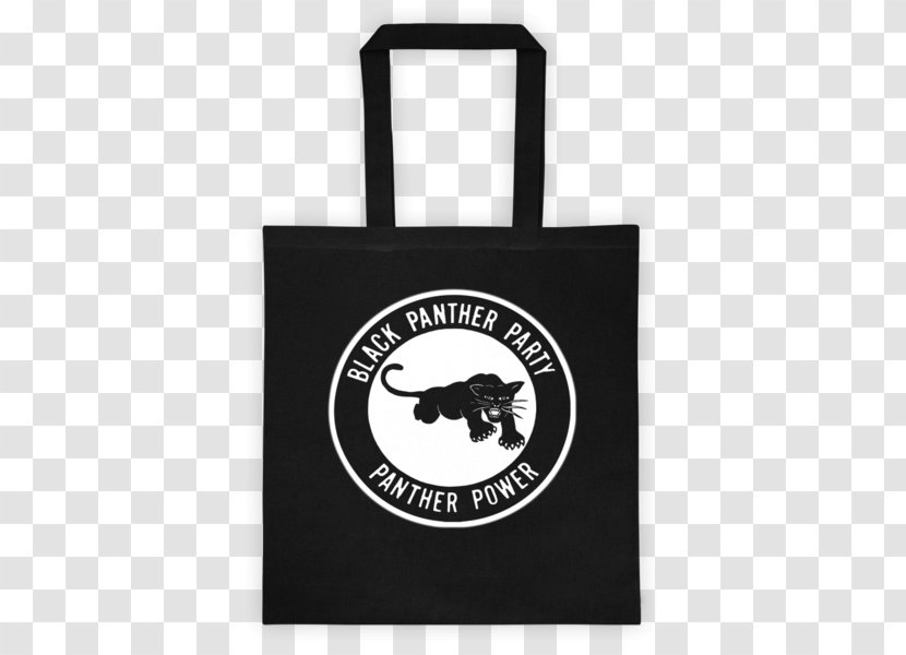 Tote Bag Product Cotton Font - Tree - Black Panther Party Transparent PNG