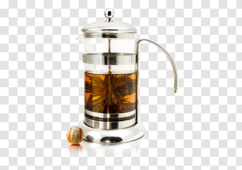 Earl Grey Tea Green French Presses Coffee - Black Transparent PNG