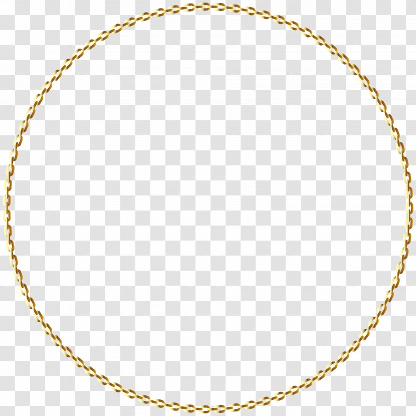 Jewellery Clip Art - Necklace - Round Gold Transparent PNG