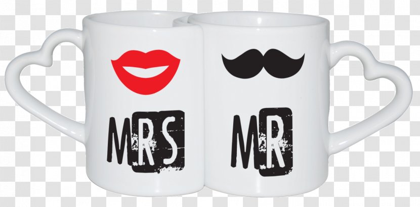 Magic Mug Couple Printing Handle - Glass Transparent PNG