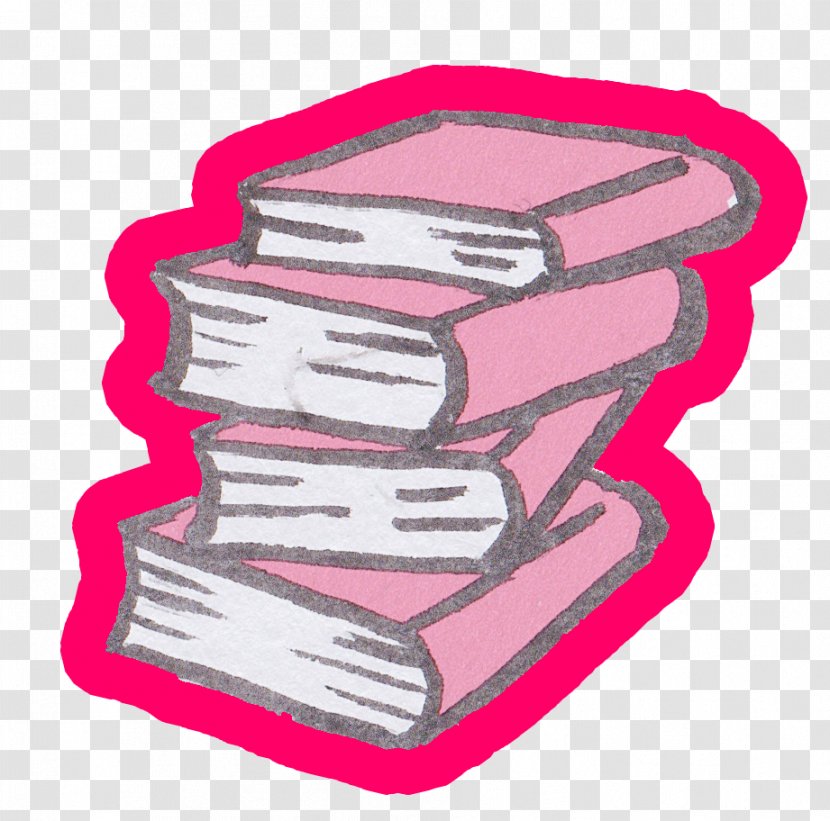 Book Clip Art - Pink - Riotous Transparent PNG