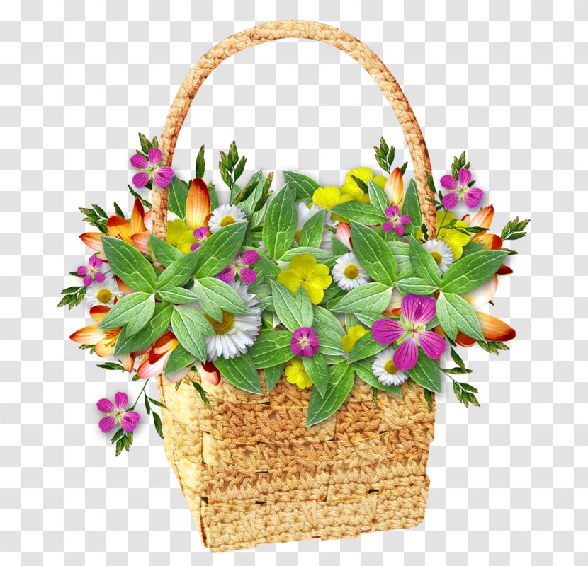 Floral Design Cut Flowers LiveInternet Easygoing Food Gift Baskets - Basket Transparent PNG