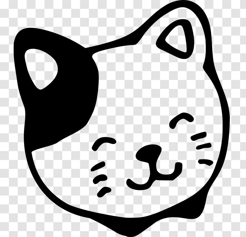 Cat Kitten Clip Art - Smile - Courteous Transparent PNG