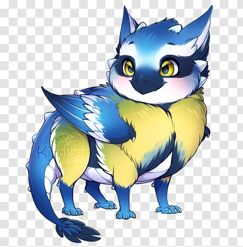 Cat Bird Owl Digital Art - Dragon Transparent PNG