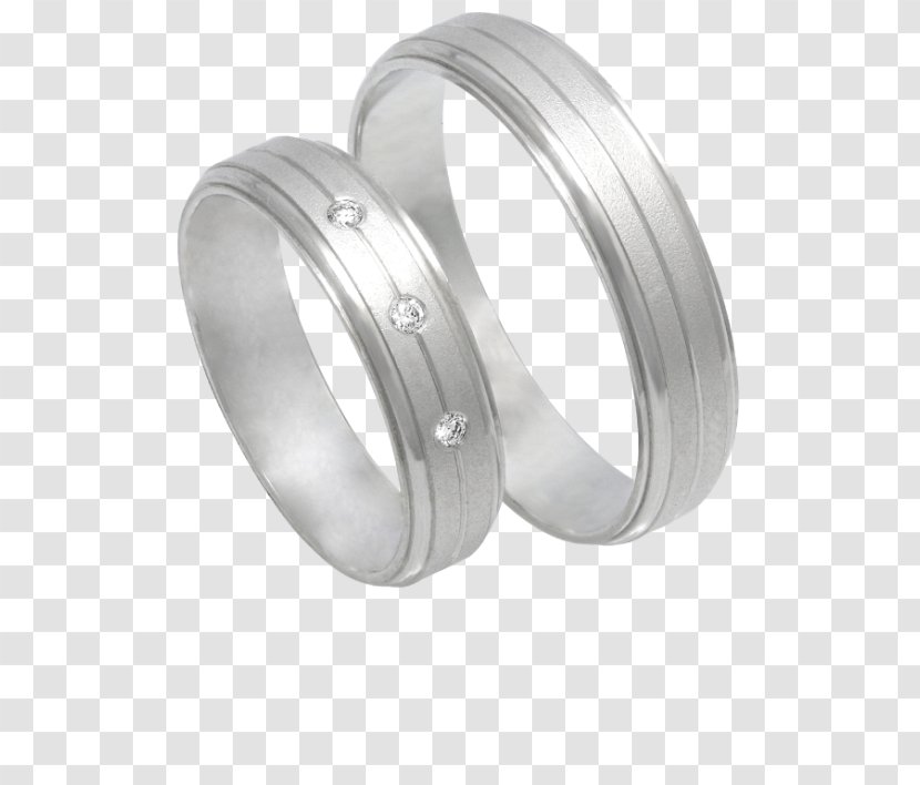 Silver Wedding Ring Platinum Body Jewellery - Jewelry Transparent PNG