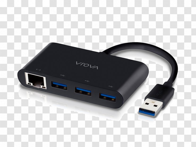 Adapter HDMI Ethernet Hub USB 3.0 Computer Port - Electronics Accessory - Usb Transparent PNG