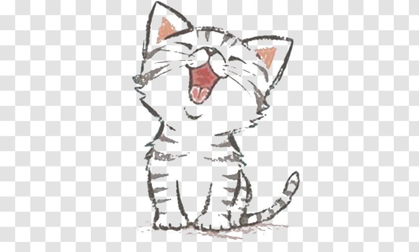 American Shorthair Kitten Drawing Cuteness Painting - Cartoon - Pattern Transparent PNG