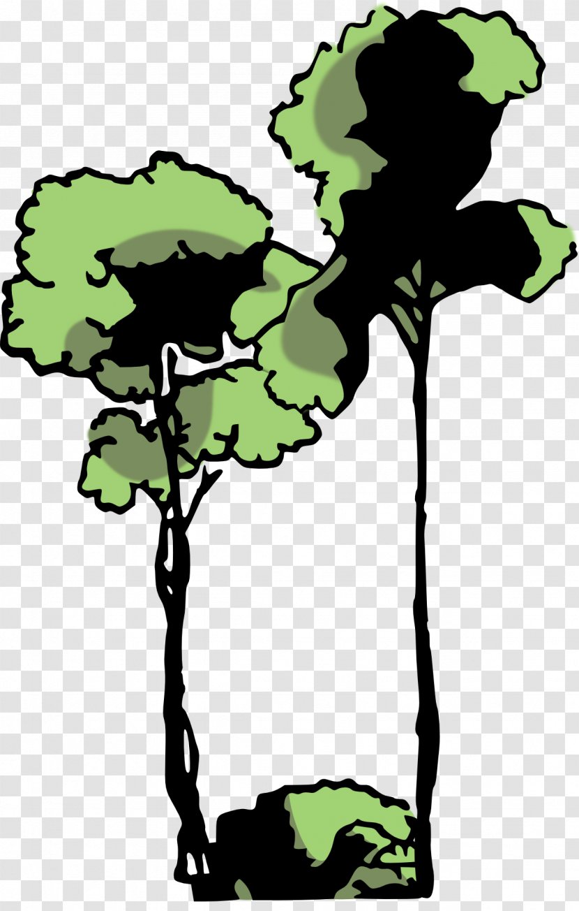 Line Art Clip - Plant - Wood Transparent PNG