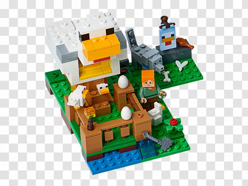 LEGO Minecraft The Chicken Coop Toy - Lego 21114 Farm Transparent PNG