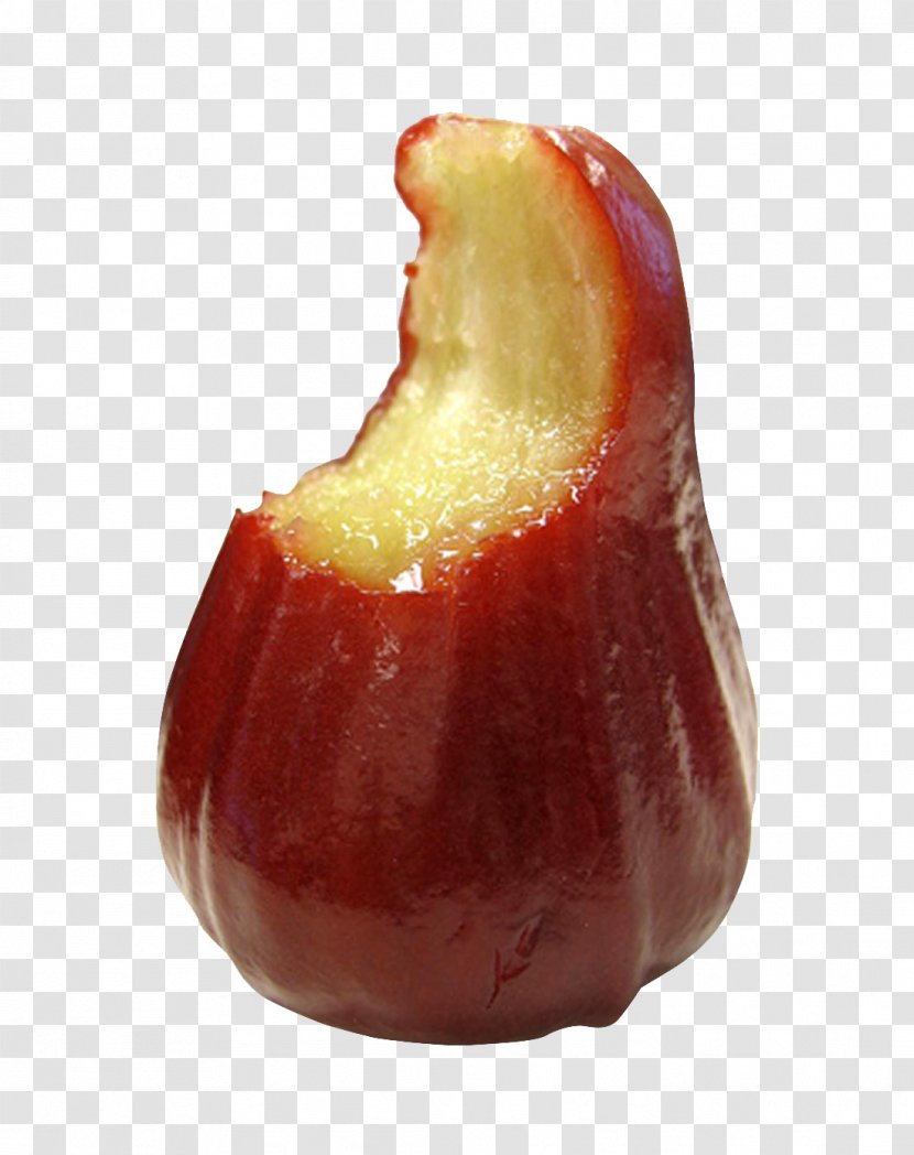 Java Apple Auglis Red - Heart - Bitten Off A Wax Transparent PNG