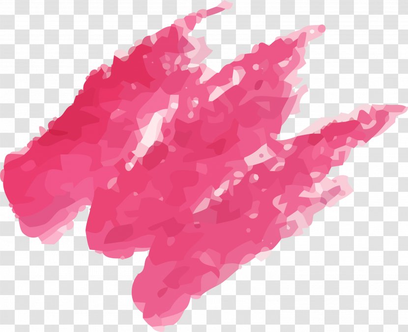Watercolor Painting Graffiti Red Designer - Hand Painted Water Color Transparent PNG