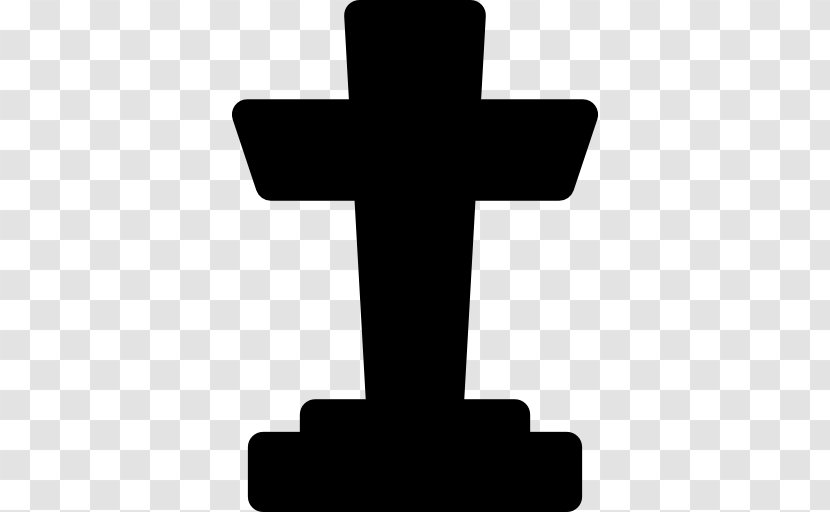 Cemetery Headstone Grave Christian Cross - Symbol - Graveyard Transparent PNG