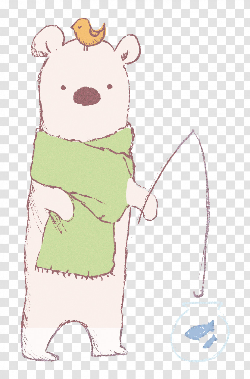 Romantic Bear Transparent PNG