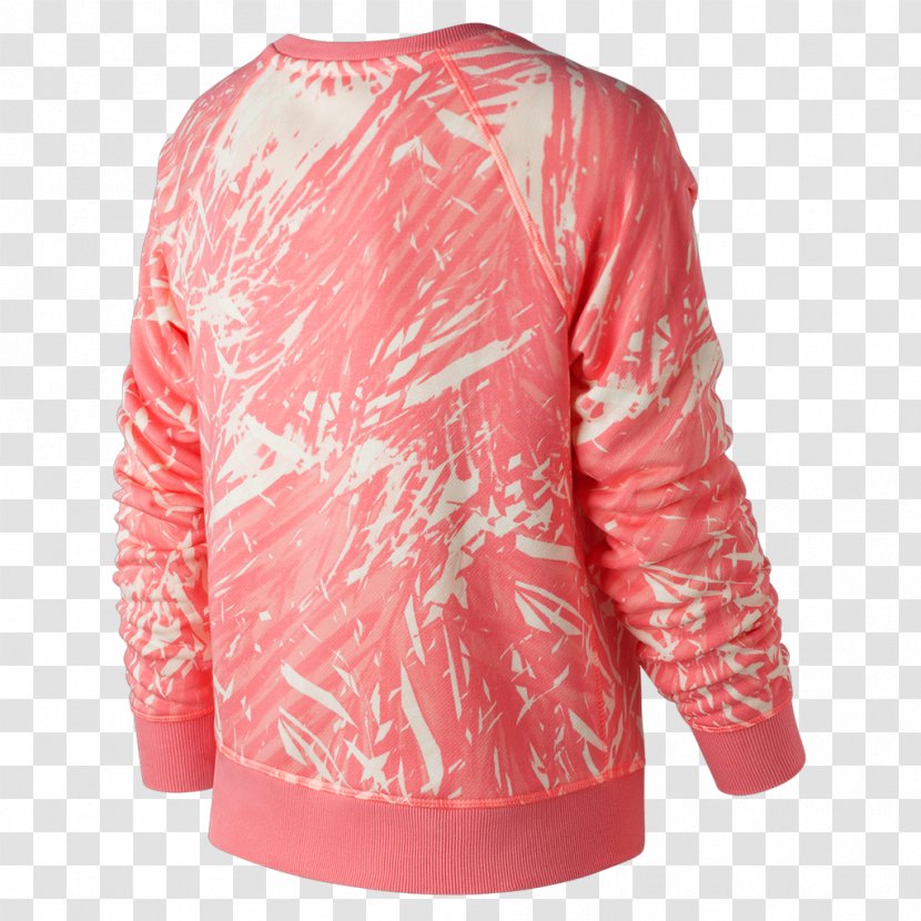 Sleeve T-shirt Bluza Sweater Jacket - Pink Transparent PNG